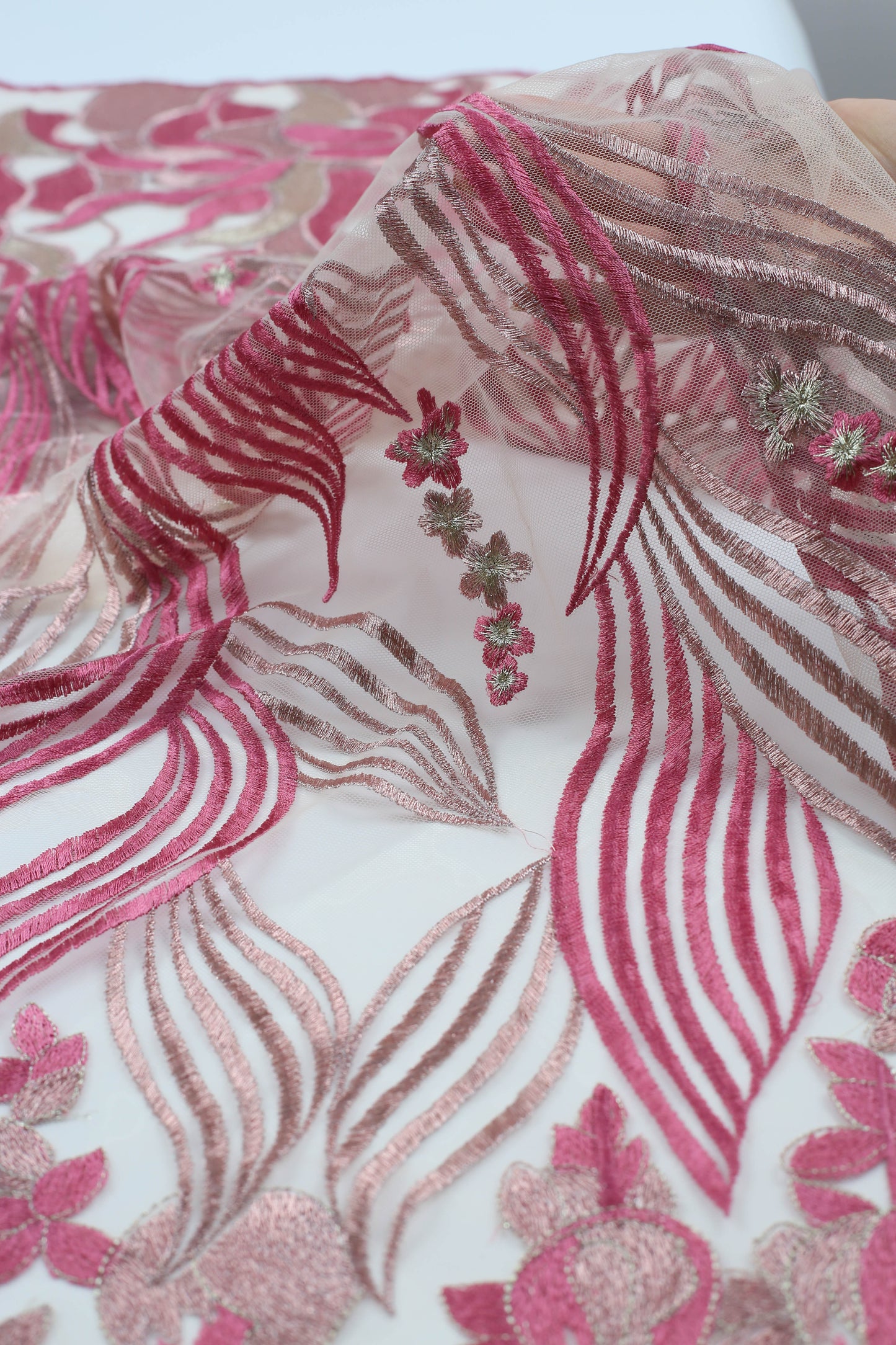 Lunorah [Dreaming] Saree Embroidery Fabric