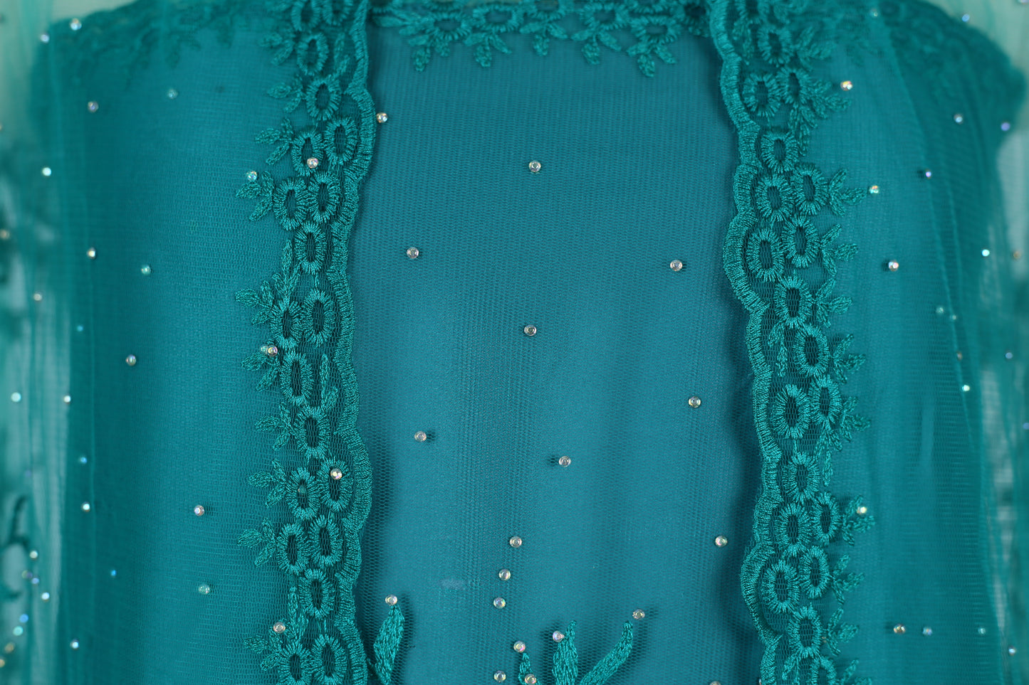 Lunorah [Dandelion] Saree Embroidery Fabric