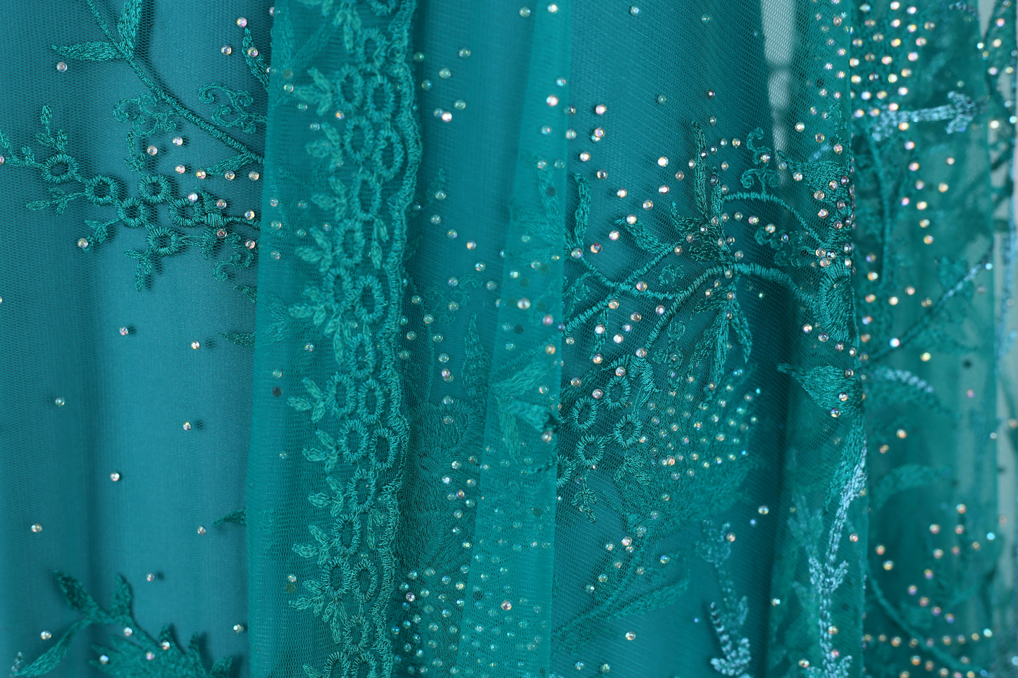 Lunorah [Dandelion] Saree Embroidery Fabric